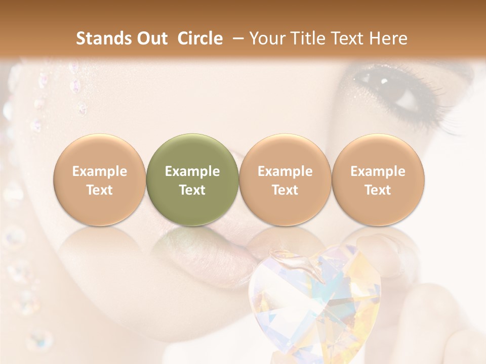 Closeup Luxury Looking PowerPoint Template