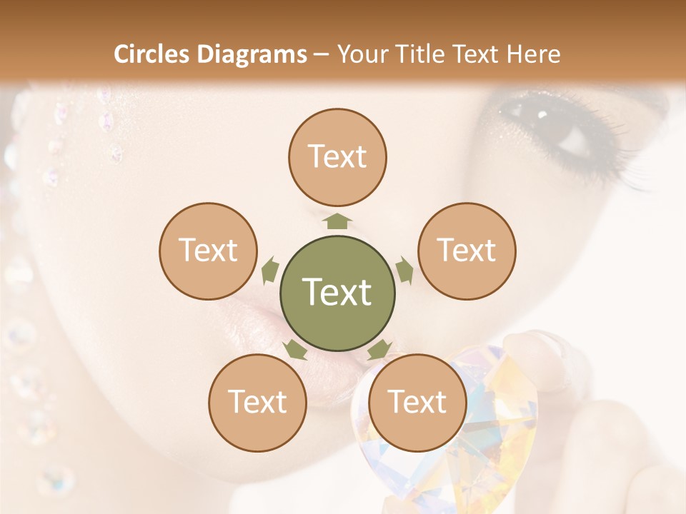 Closeup Luxury Looking PowerPoint Template