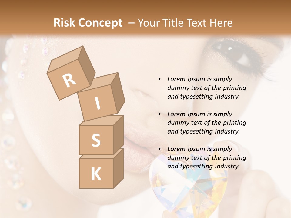 Closeup Luxury Looking PowerPoint Template