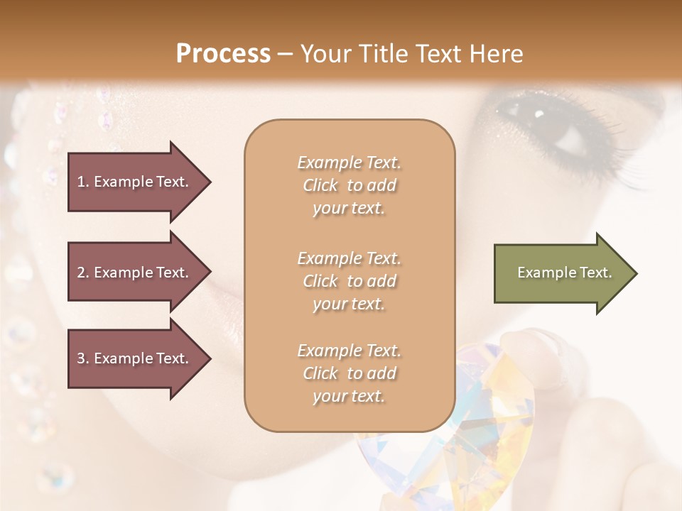 Closeup Luxury Looking PowerPoint Template