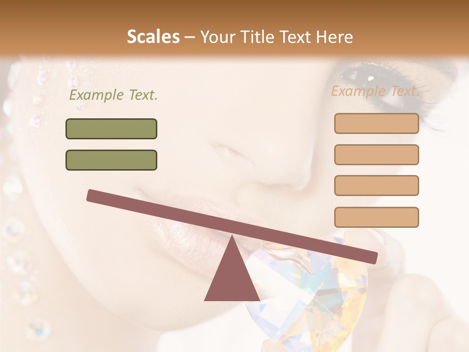 Closeup Luxury Looking PowerPoint Template