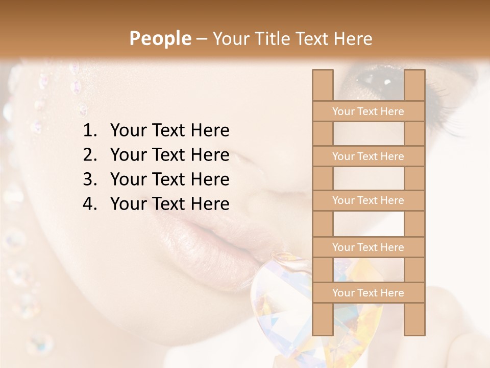 Closeup Luxury Looking PowerPoint Template