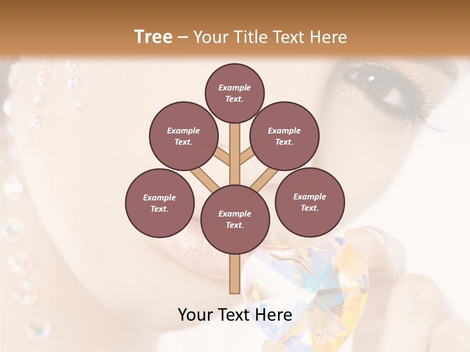 Closeup Luxury Looking PowerPoint Template