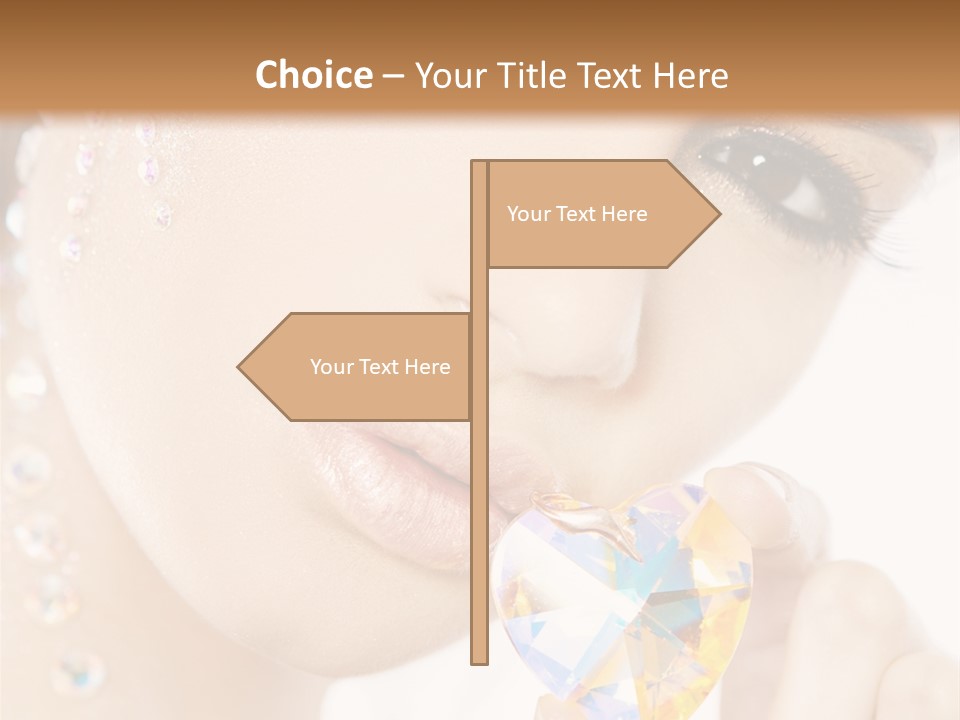 Closeup Luxury Looking PowerPoint Template