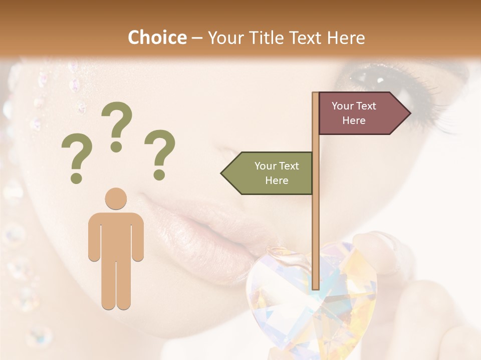 Closeup Luxury Looking PowerPoint Template