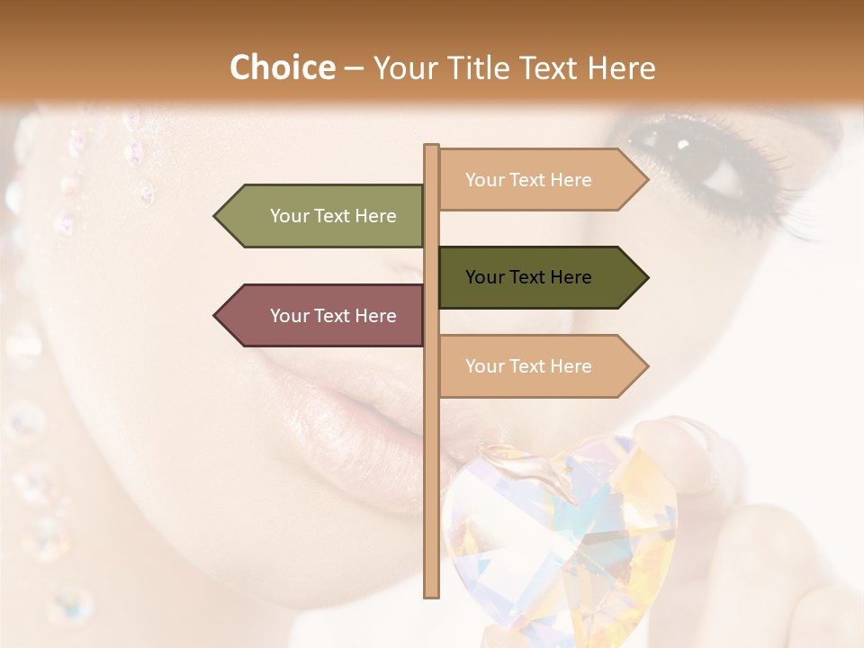 Closeup Luxury Looking PowerPoint Template