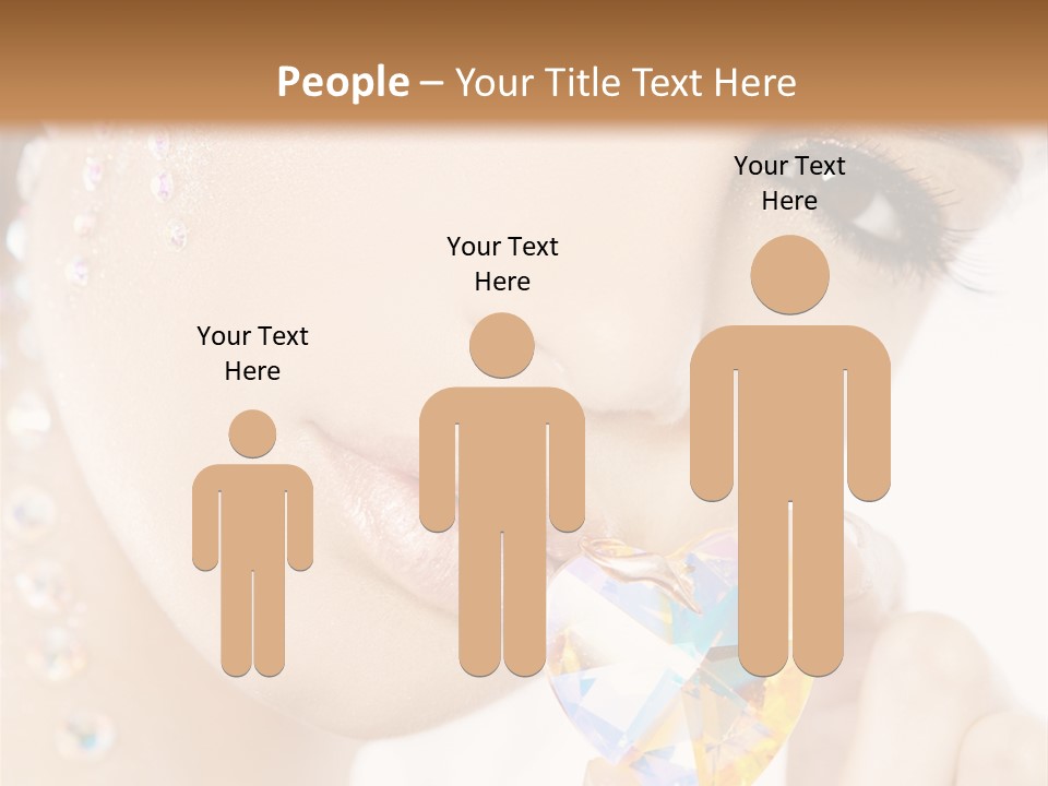 Closeup Luxury Looking PowerPoint Template