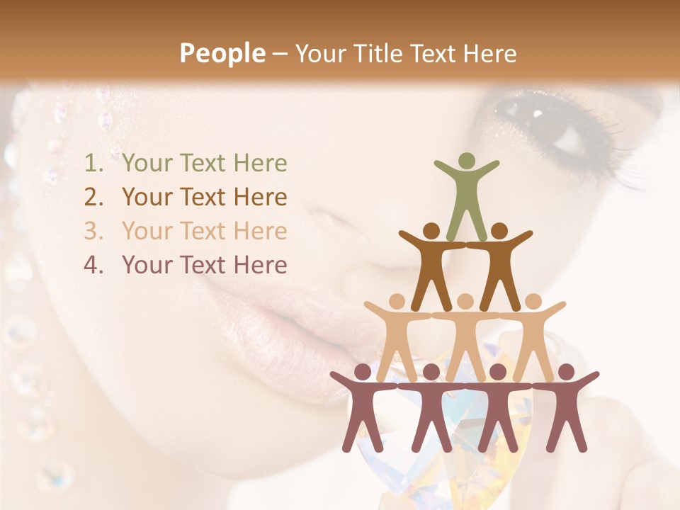 Closeup Luxury Looking PowerPoint Template