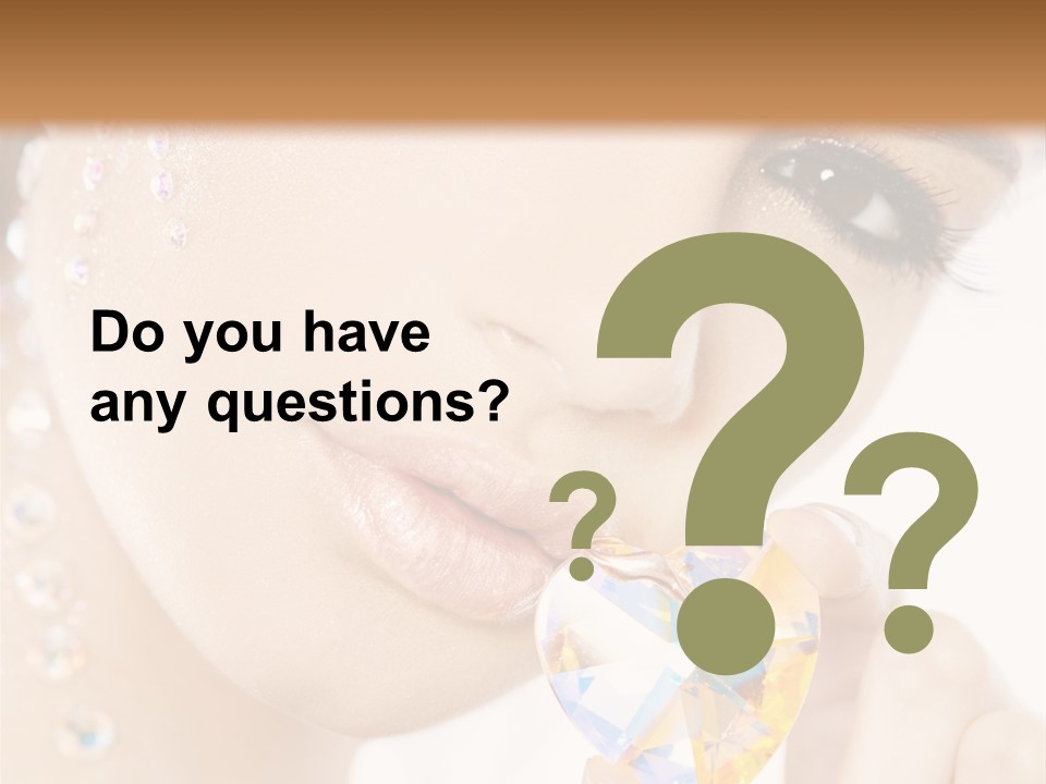 Closeup Luxury Looking PowerPoint Template