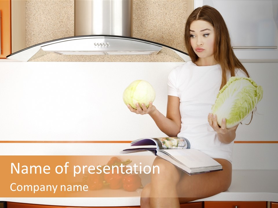 Pretty Face Table PowerPoint Template