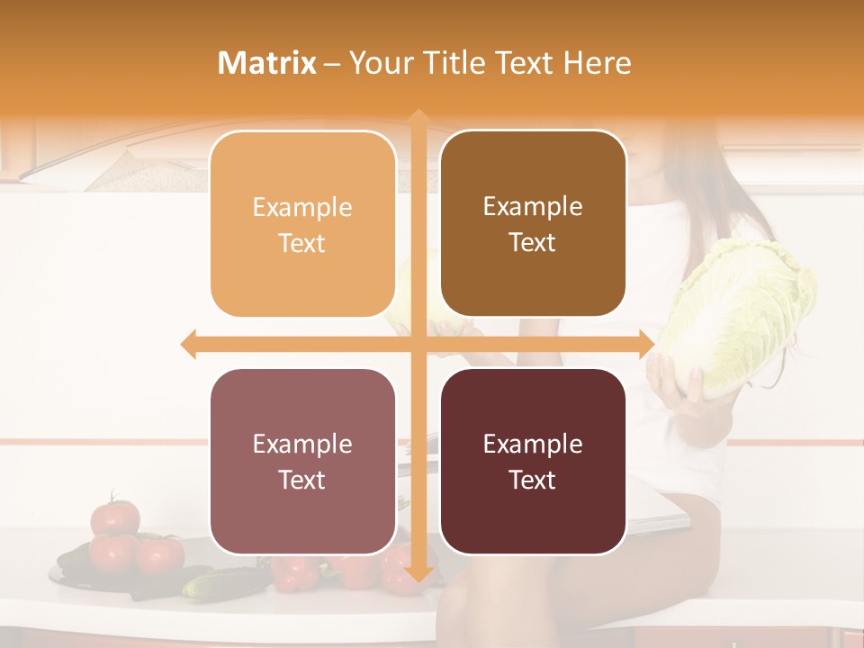 Pretty Face Table PowerPoint Template