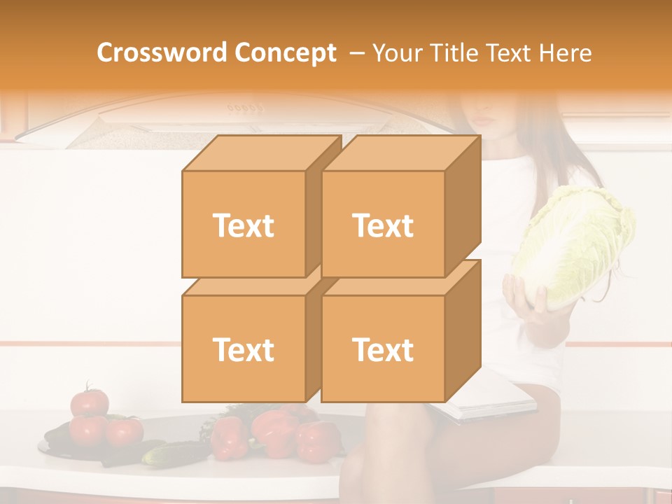Pretty Face Table PowerPoint Template