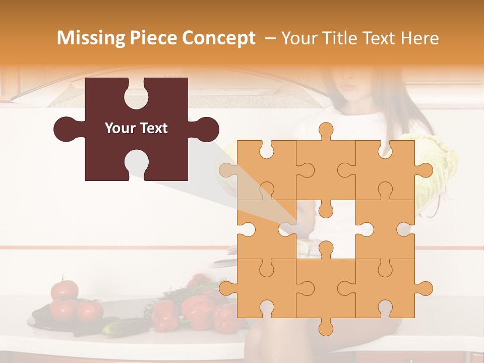 Pretty Face Table PowerPoint Template