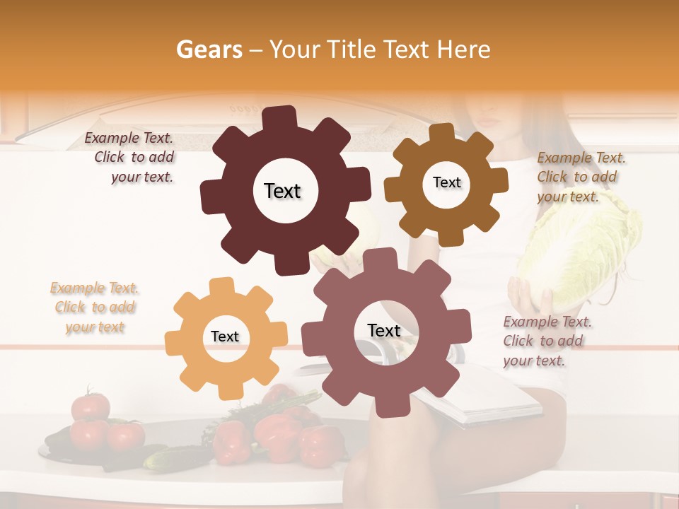 Pretty Face Table PowerPoint Template