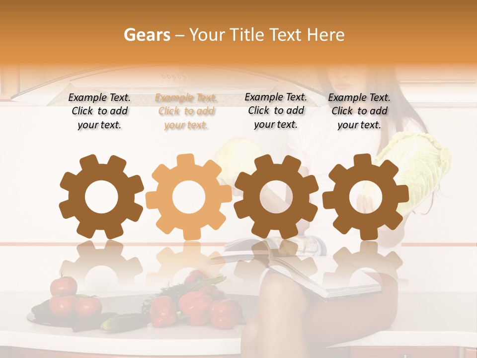 Pretty Face Table PowerPoint Template
