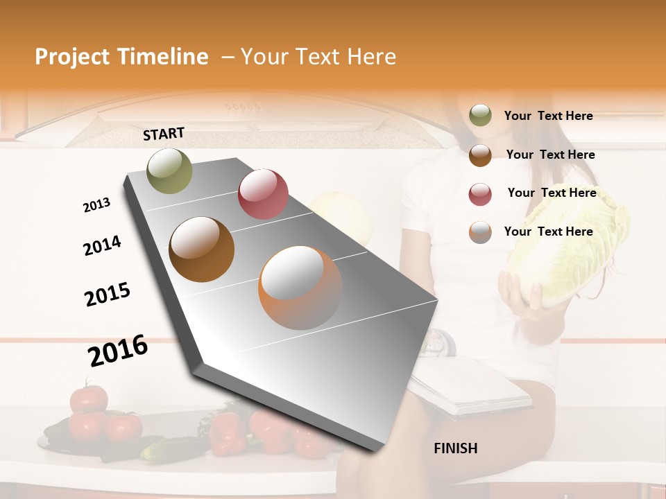 Pretty Face Table PowerPoint Template