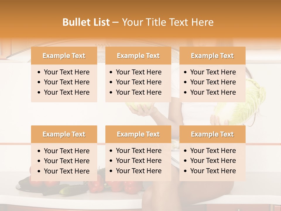 Pretty Face Table PowerPoint Template