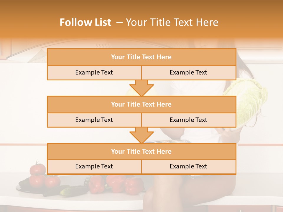 Pretty Face Table PowerPoint Template