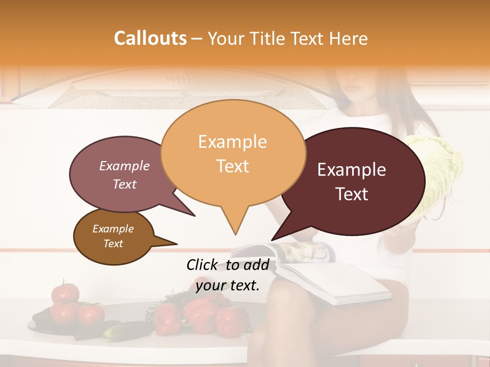 Pretty Face Table PowerPoint Template