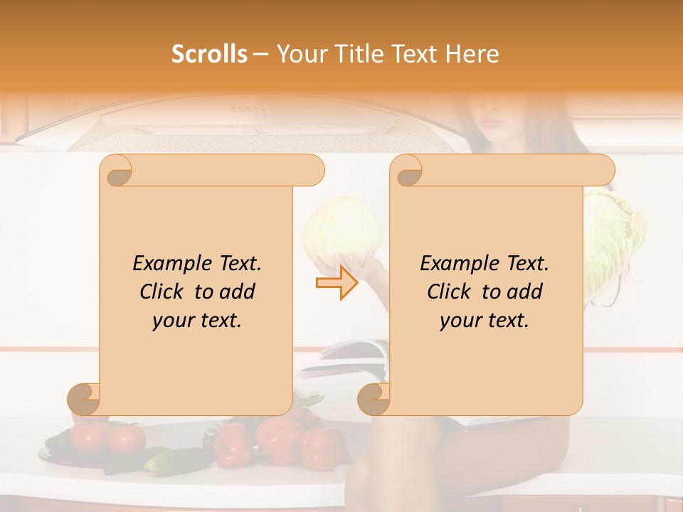 Pretty Face Table PowerPoint Template