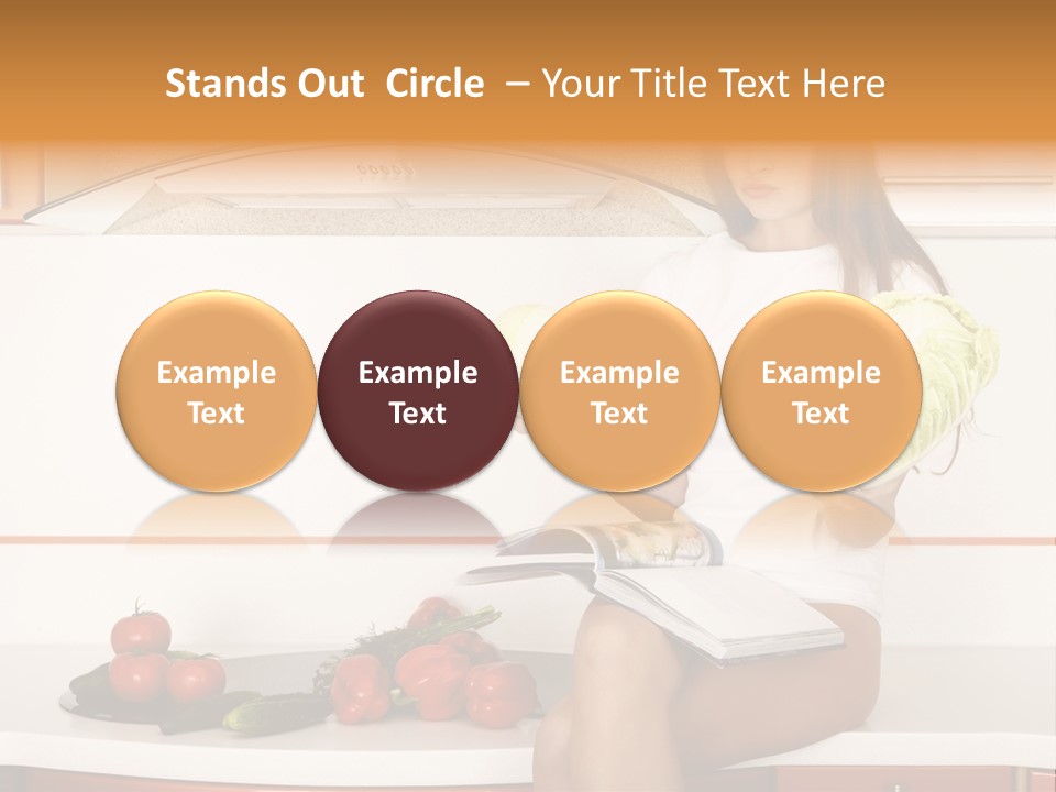 Pretty Face Table PowerPoint Template