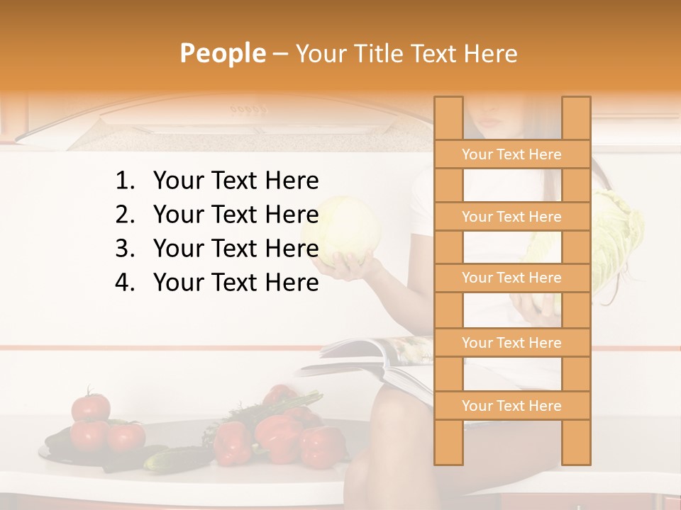 Pretty Face Table PowerPoint Template
