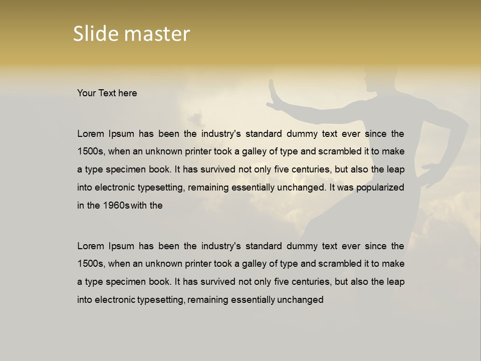 Stance Pose Recreation PowerPoint Template