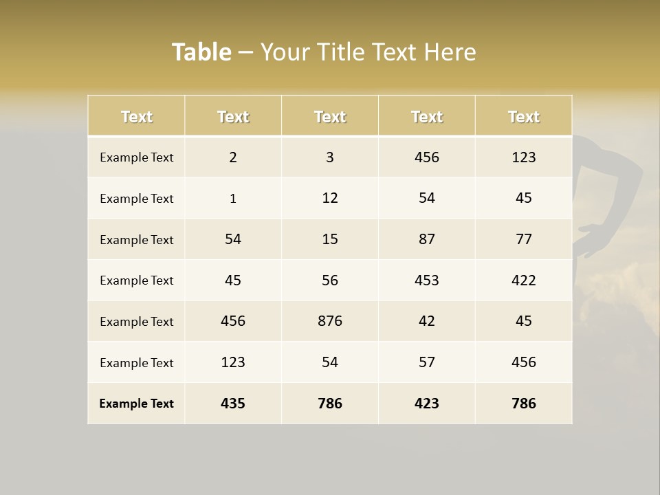 Stance Pose Recreation PowerPoint Template
