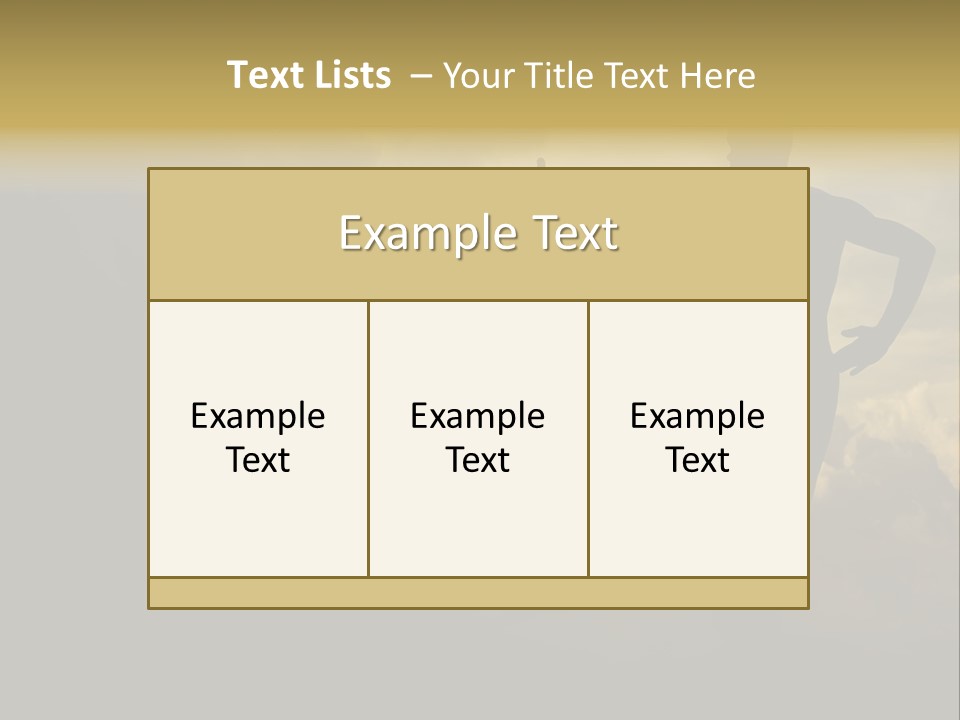Stance Pose Recreation PowerPoint Template