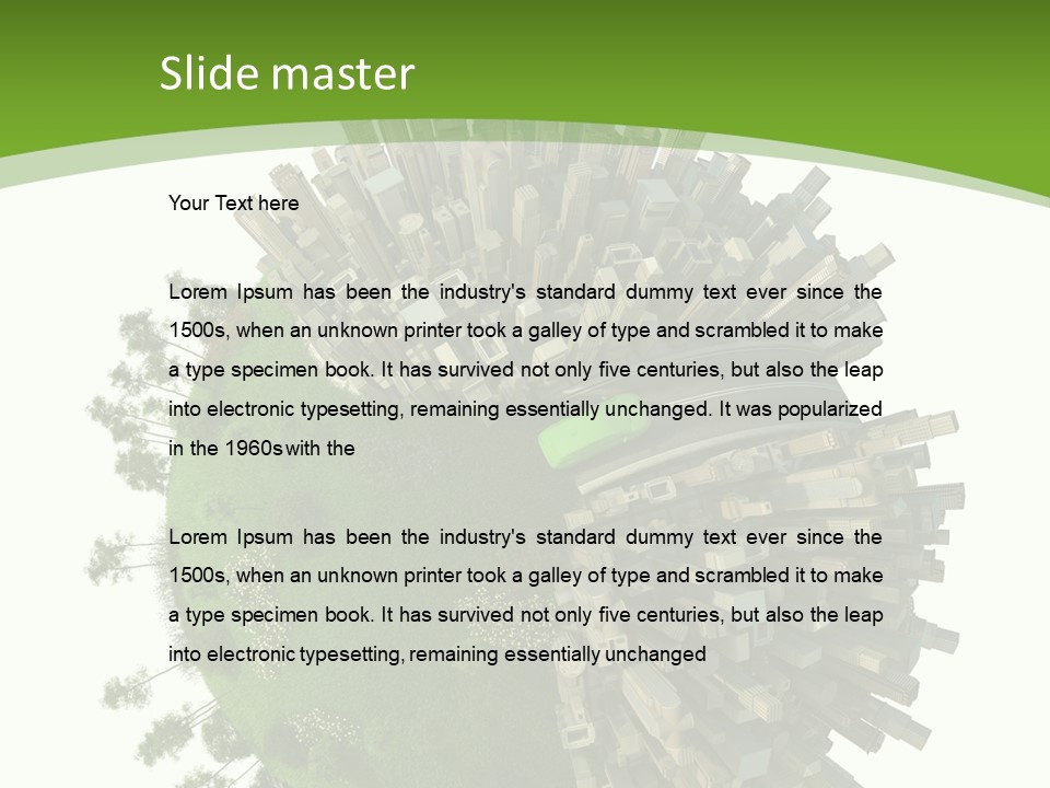 Change Transport Metropolis PowerPoint Template