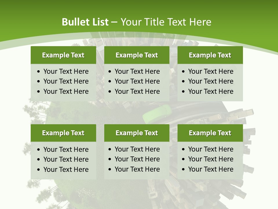 Change Transport Metropolis PowerPoint Template