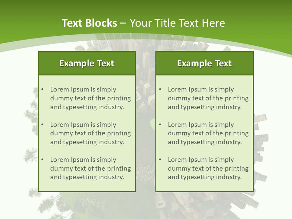 Change Transport Metropolis PowerPoint Template