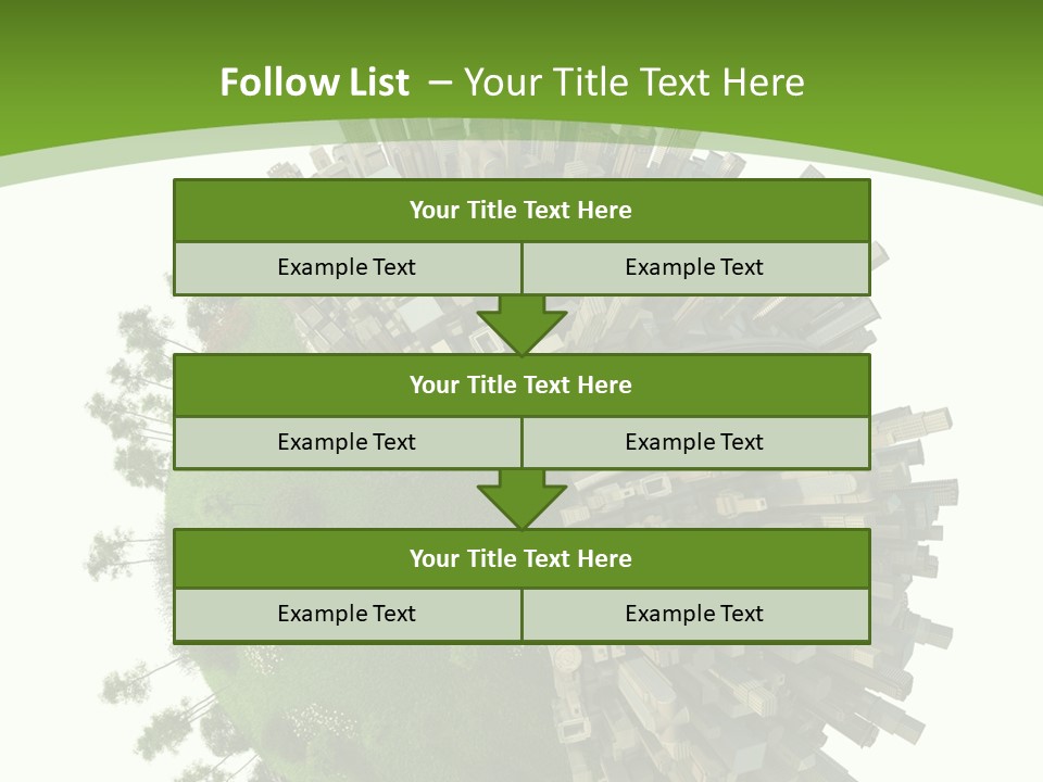 Change Transport Metropolis PowerPoint Template