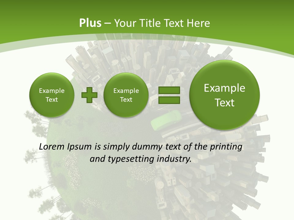 Change Transport Metropolis PowerPoint Template