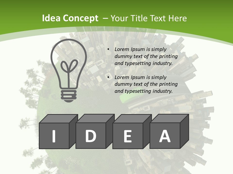 Change Transport Metropolis PowerPoint Template