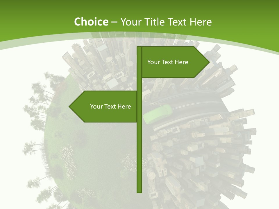 Change Transport Metropolis PowerPoint Template