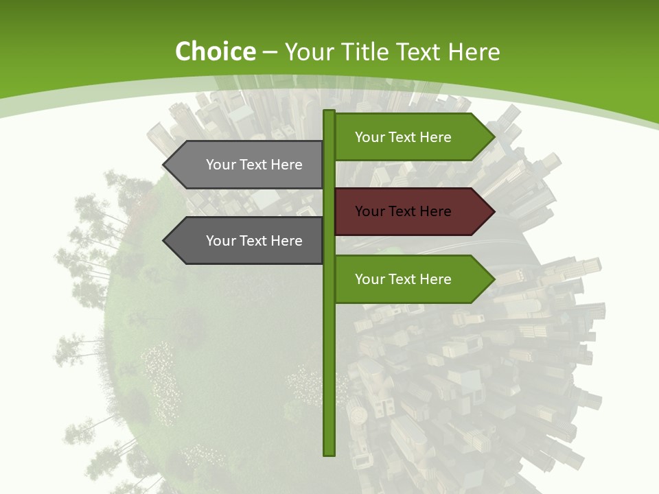 Change Transport Metropolis PowerPoint Template
