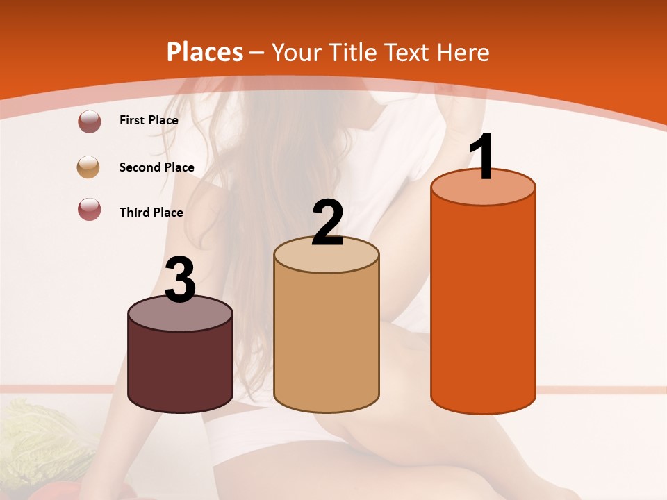 Cooking Lady Meal PowerPoint Template