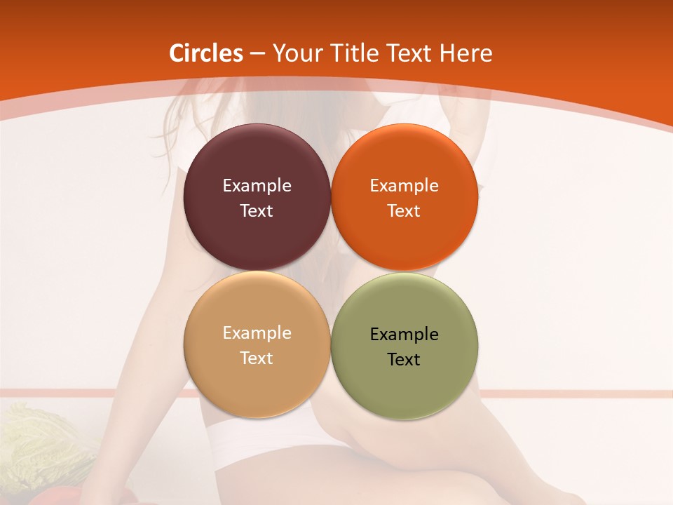 Cooking Lady Meal PowerPoint Template