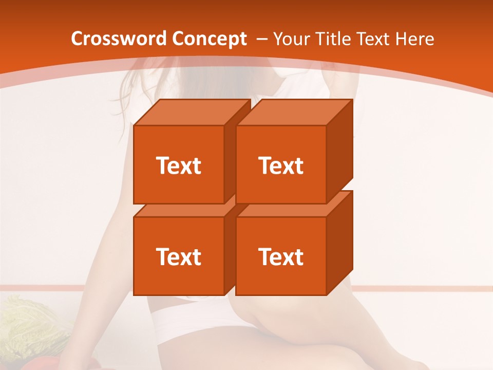 Cooking Lady Meal PowerPoint Template