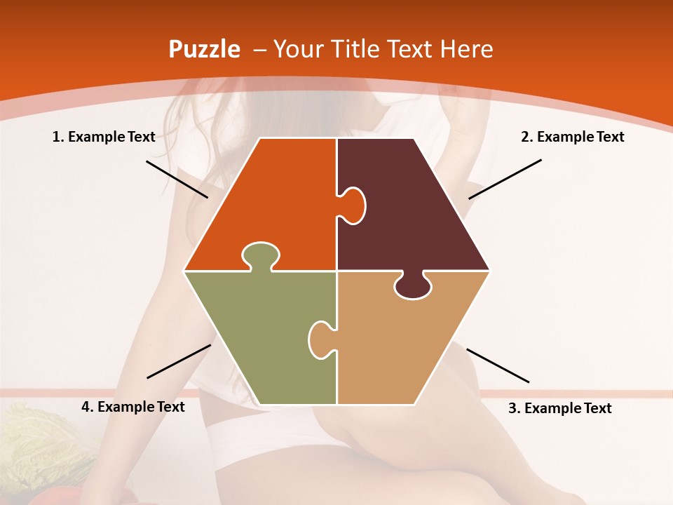 Cooking Lady Meal PowerPoint Template