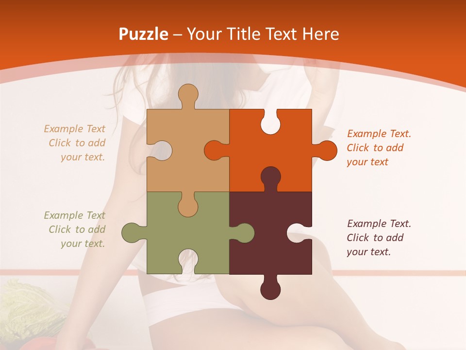 Cooking Lady Meal PowerPoint Template