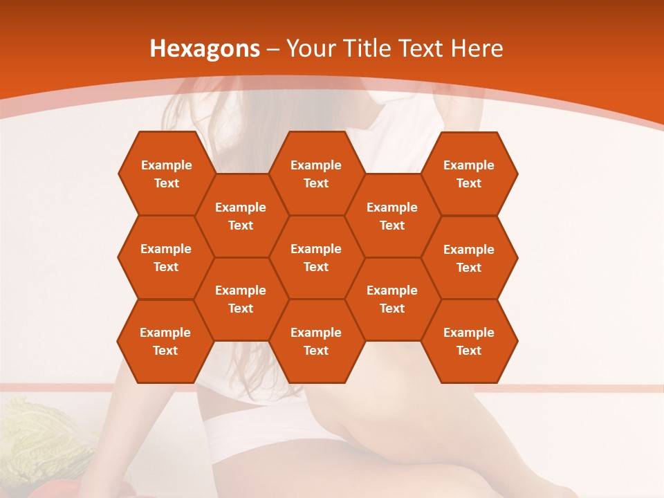 Cooking Lady Meal PowerPoint Template