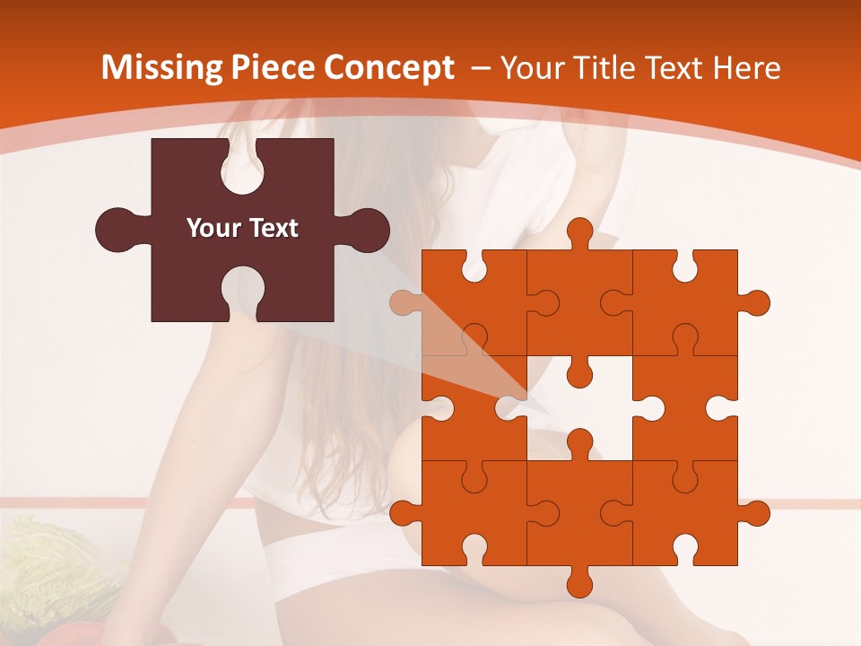 Cooking Lady Meal PowerPoint Template