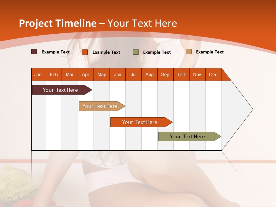 Cooking Lady Meal PowerPoint Template