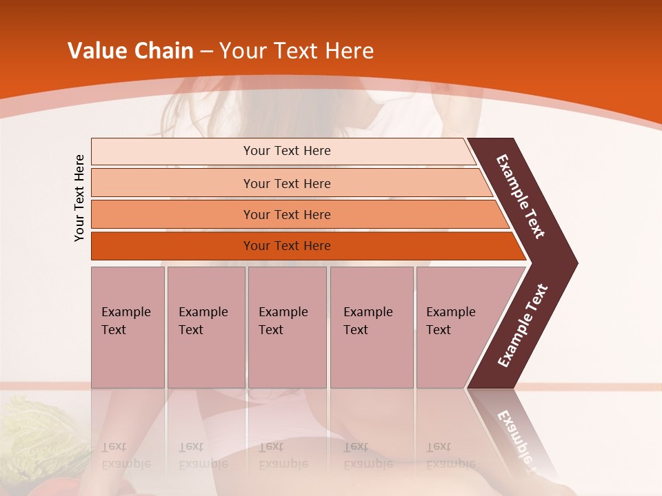 Cooking Lady Meal PowerPoint Template