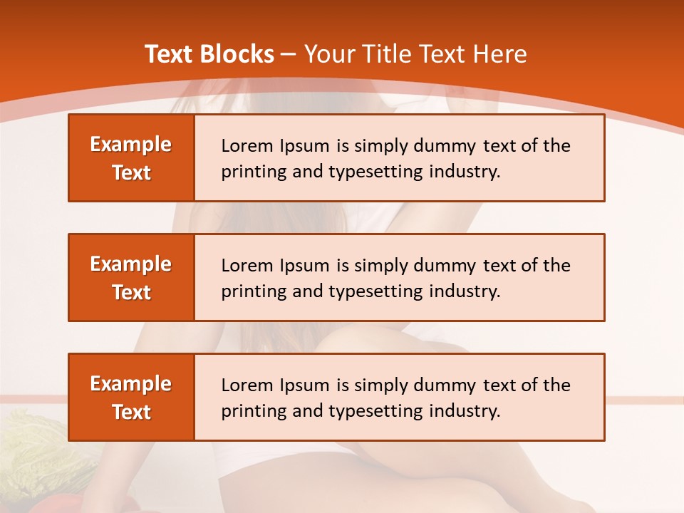 Cooking Lady Meal PowerPoint Template