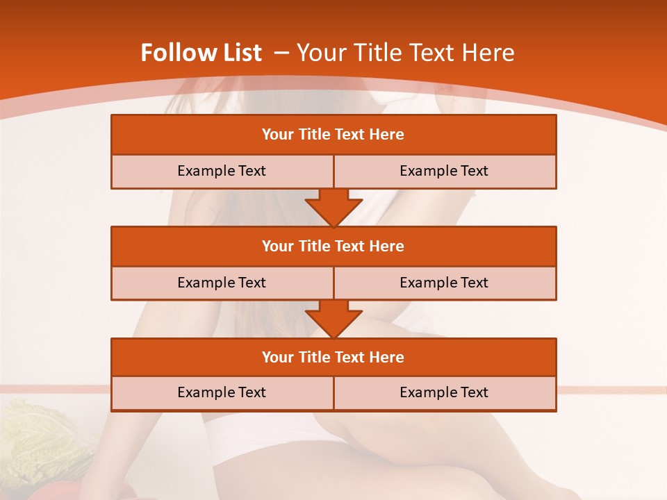 Cooking Lady Meal PowerPoint Template