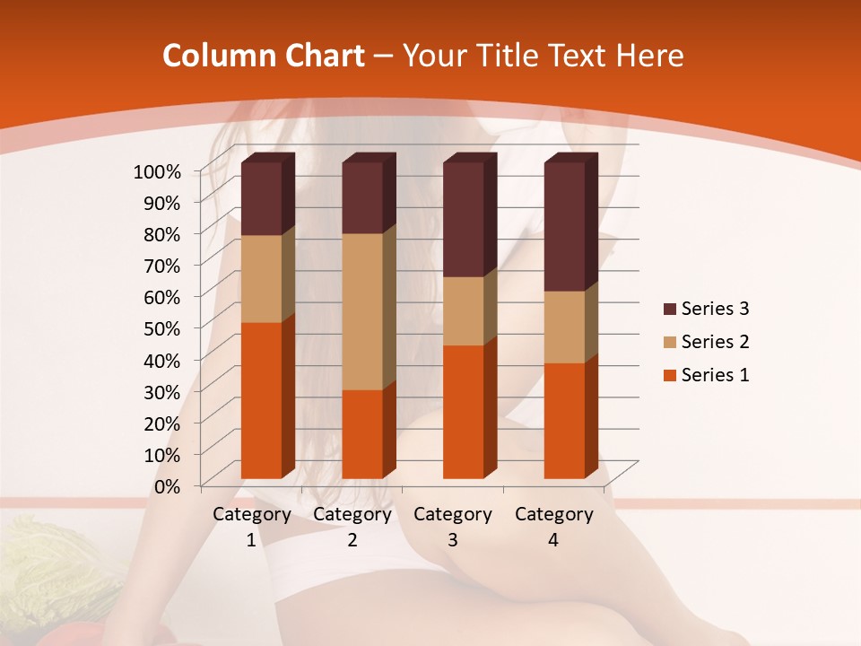 Cooking Lady Meal PowerPoint Template