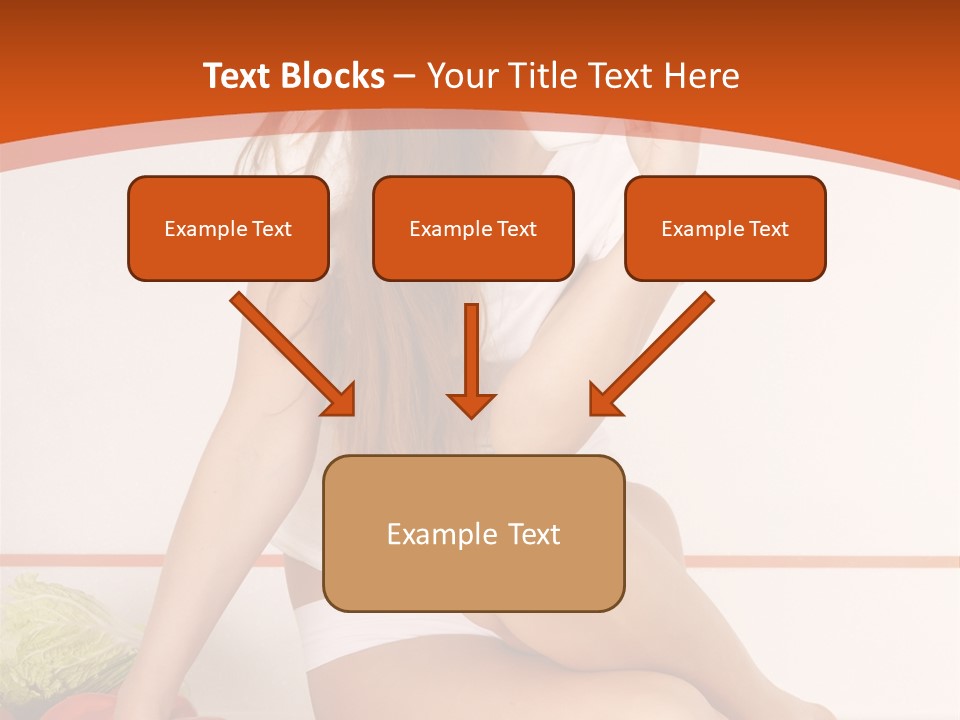 Cooking Lady Meal PowerPoint Template